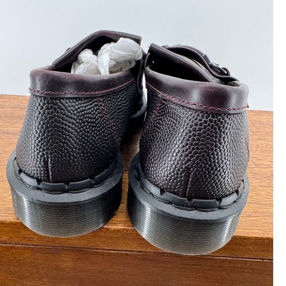 DR. MARTENS Adrian Snaffle Loafer NEW $160 Oxblood Pebble Leather Sz  M 9 L 10 - Picture 6 of 10